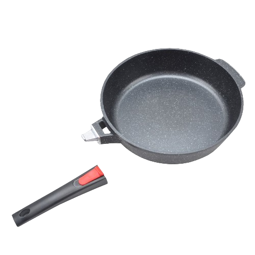 Сковорідка-сотейник d24см + знімна ручка а/п Marble MR-4724 Maestro Житомир