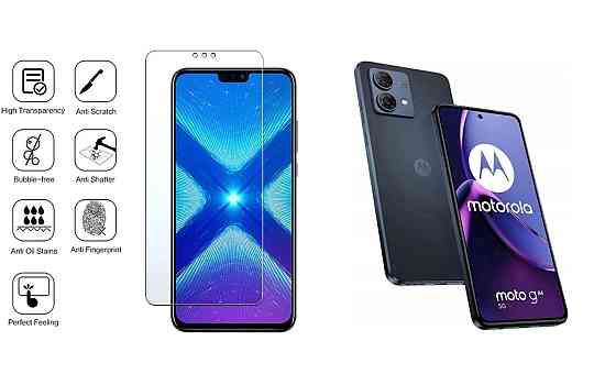 Защитное стекло NeoGlass для Motorola Moto G84 5G – ультрапрозрачное и устойчивое Киев