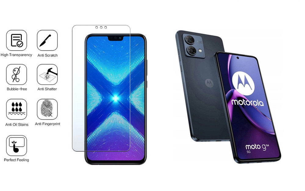 Защитное стекло NeoGlass для Motorola Moto G84 5G – ультрапрозрачное и устойчивое Киев - изображение 4