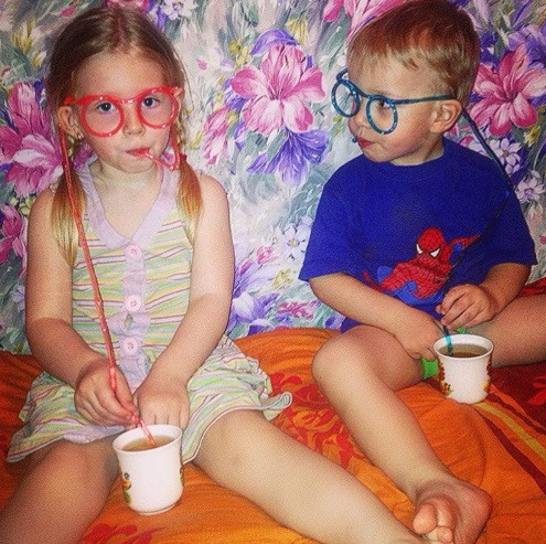 Очки трубочка детские для питья one size оранжевый Киев - изображение 2