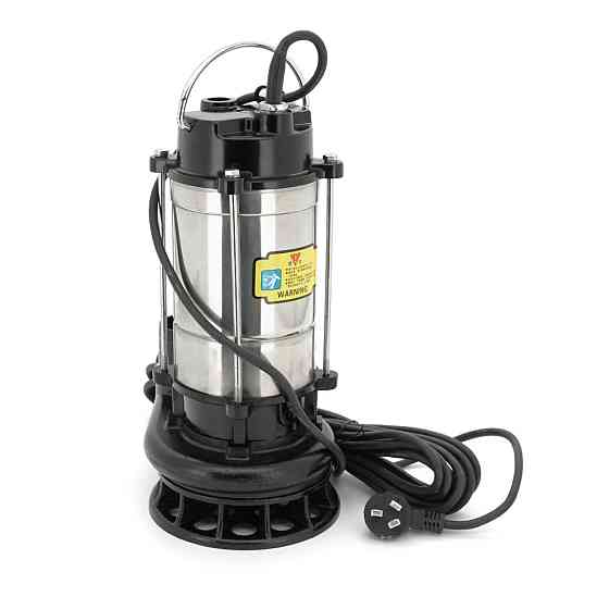 Погружающий насос, 1500W, 220V, до 13 м3/ч, подъем до 14 м, 50мм, нержавеющая сталь, 410х200х230 мм, 11.740 кг. + переходник Киев