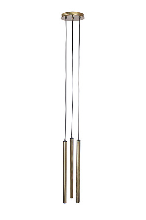 Люстра трубки подвесные 3-G9-Beatrice NL 3045-3R BN бронза Киев - изображение 2