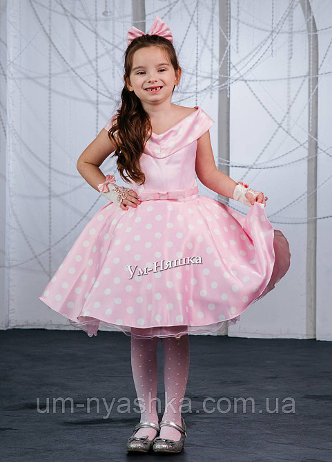 Пышное нарядное платье в ретро стиле 