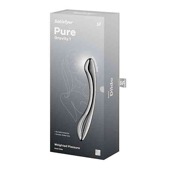 Металевий дилдо Satisfyer Pure Gravity 1 Sex Aura Київ