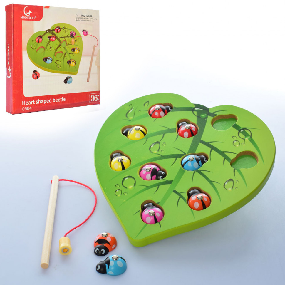 Детская игрушка магнитная рыбалка MD 2121 деревянная Винница - изображение 1