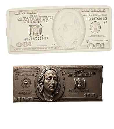 Молд силіконовий Долари 144 на 60 мм сірий Київ