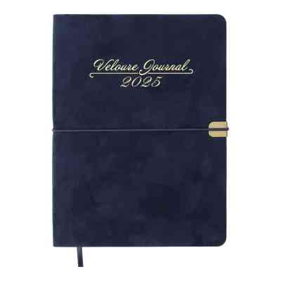 Тижневик Buromax датований 2026 VELOUR, А5 синій (BM.2134-02) Вінниця