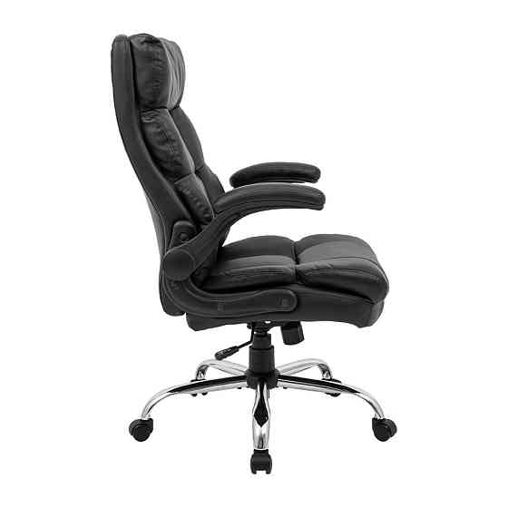 Офисное Кресло Руководителя Manhattan М2 AnyFix Хром Черный Киев