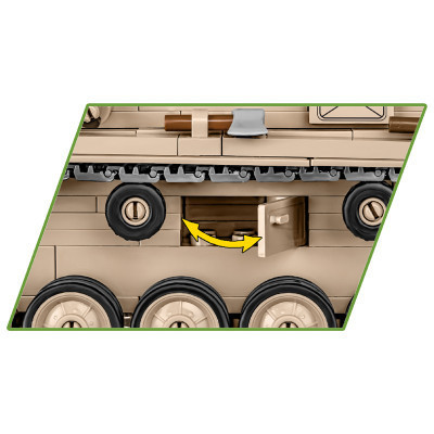 Конструктор Cobi Друга Світова Війна Танк Panzer III, 780 деталей (COBI-2562) Вінниця - фото 11