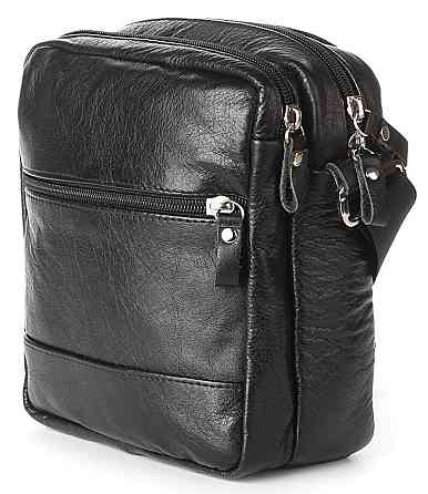 Сумка мужская SHVIGEL кожаная 00926 Черная Киев