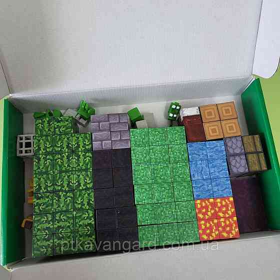Конструктор магнітний майнкрафт 144 магнітних блока портал у лісі Dream World LZCK 068 Хмельницький