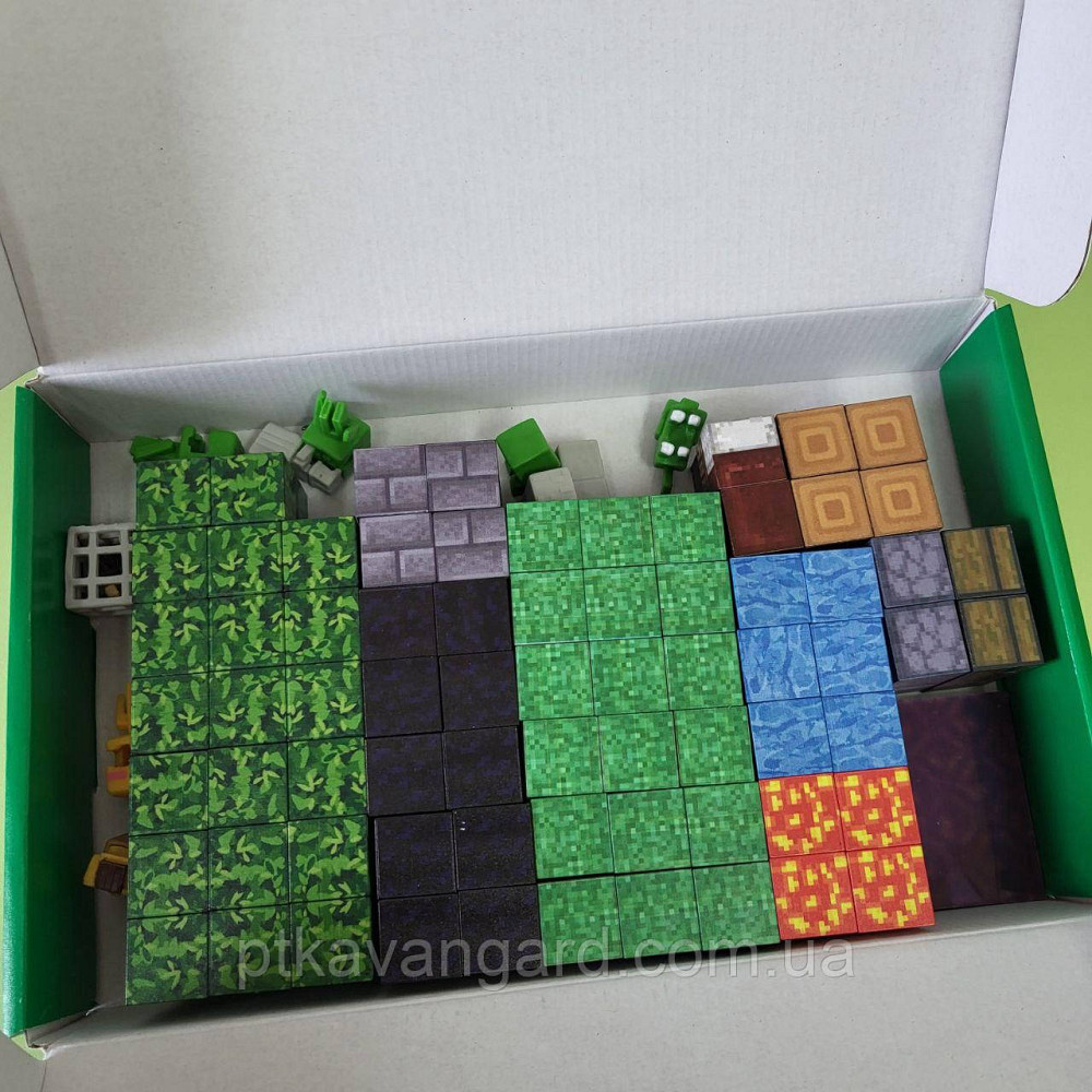 Конструктор магнітний майнкрафт 144 магнітних блока портал у лісі Dream World LZCK 068 Хмельницький - фото 4
