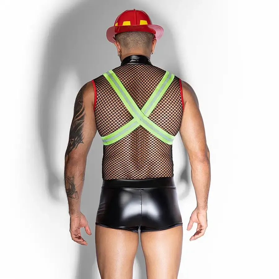 Чоловічий еротичний костюм пожежного JSY 9152 One Size Львів - фото 5