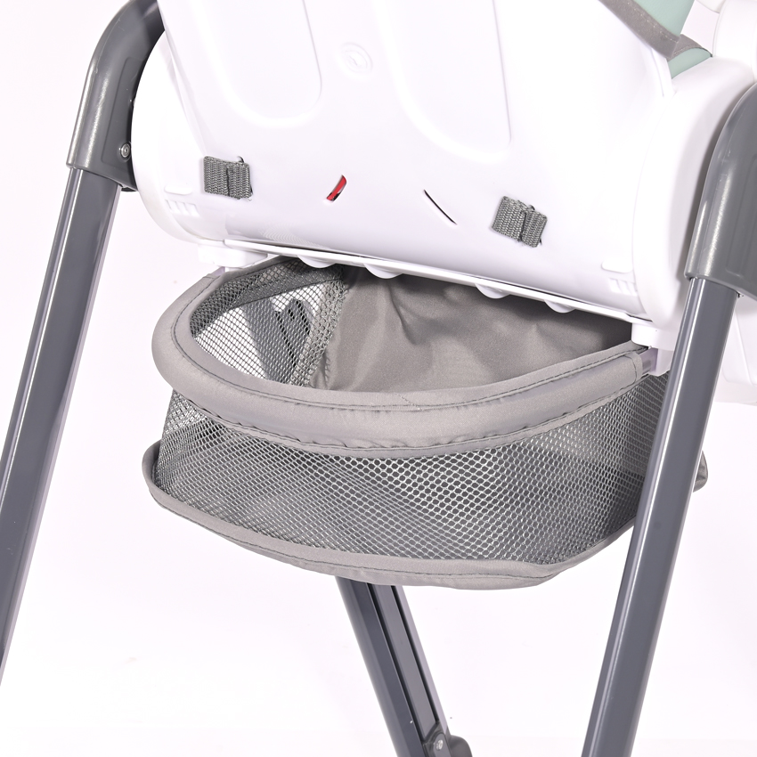 Складной детский стульчик для кормления с рождения Party Arctic Blue Leather Lorelli Голубой Кривой Рог - изображение 9