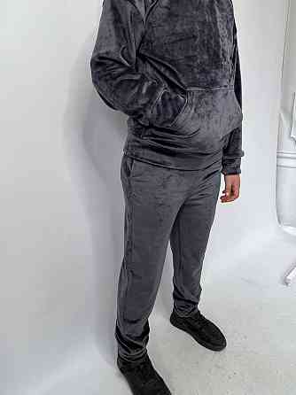 Дитячий велюровий костюм Кенгуру 122-128 Графітовий Харків