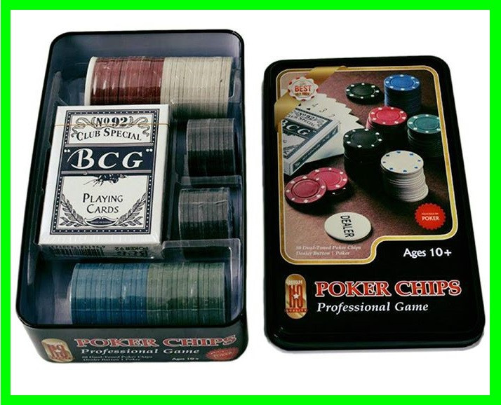 Набор Для Покера на 100 фишек в Металлическом Боксе Днепр - изображение 9