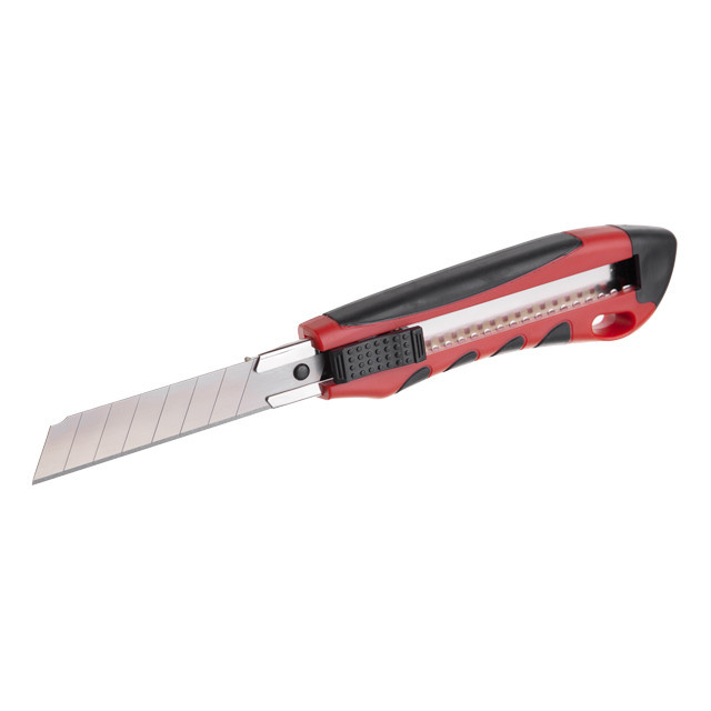 Нож сегментный, 18 мм, металлическая направляющая, противоскользящий корпус, дробилка INTERTOOL HT-0506 Киев - изображение 2