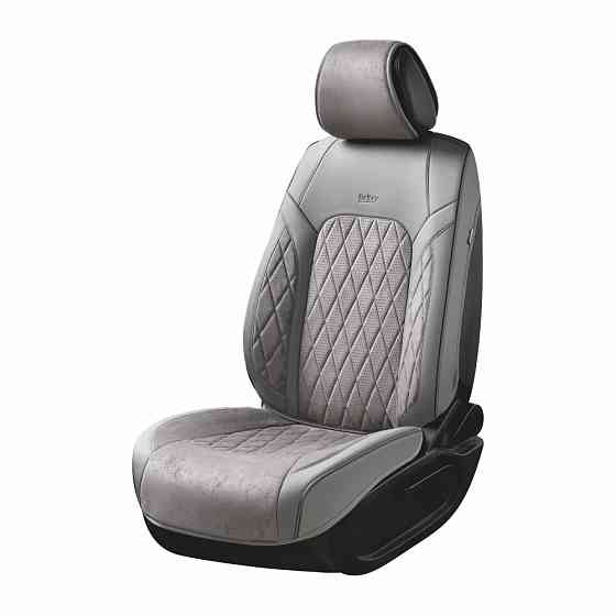 Комплект, 3D чохли для передніх сидінь Beltex Malibu, grey 2шт Львів