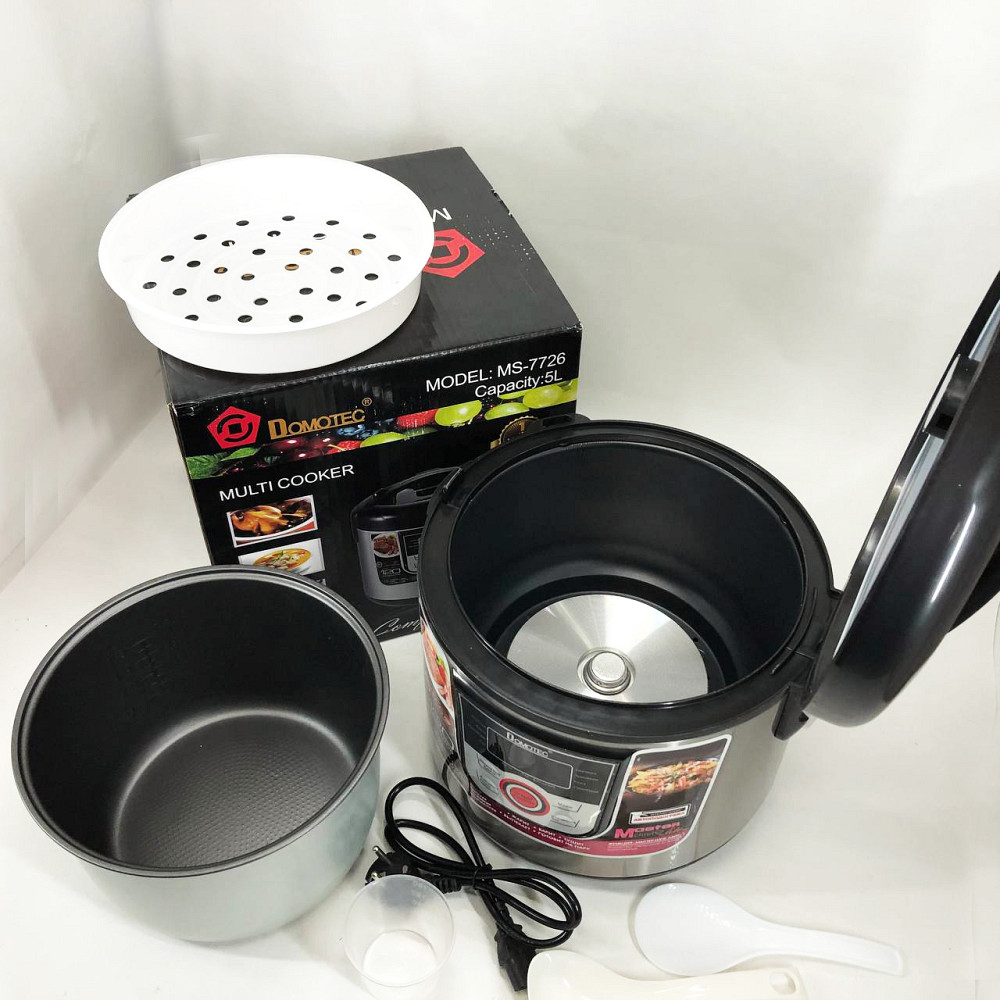 Мультиварка для будинку якісна мультиварка Domotec MS-7726 5 л 1500 Вт, Побутові мультиварки рисоварки HM-44 Львів - фото 4