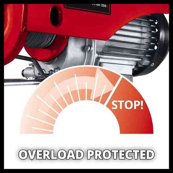 Электрический тельфер (подъемник) Einhell TC-EH 250-18: 500 Вт, 250кг макс., 18м (2255135) лебедка Киев
