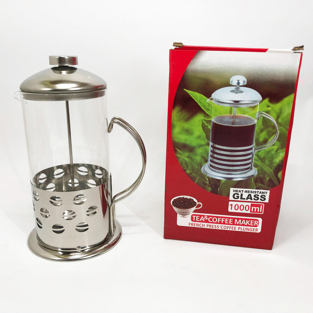 Домашний френч-пресс Unique, Заварники для чая и кофе, Стильный френч-пресс для чая и кофе DV-20 Львов - изображение 9