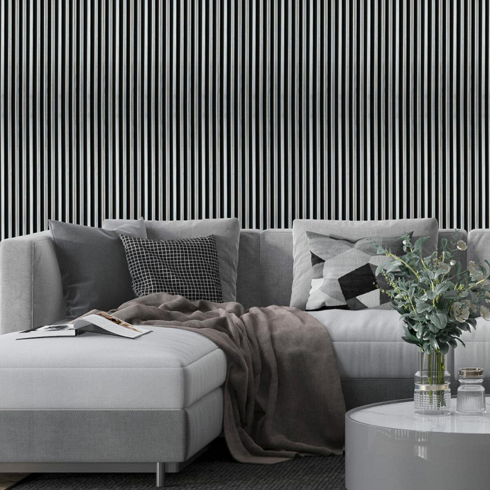 Рейка декоративная PS 2900х115х12мм Черный с серебром SW-00002133 Киев - изображение 7