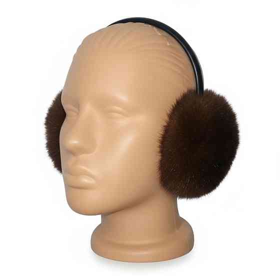 Наушники меховые норковые Шоколадный Харьков