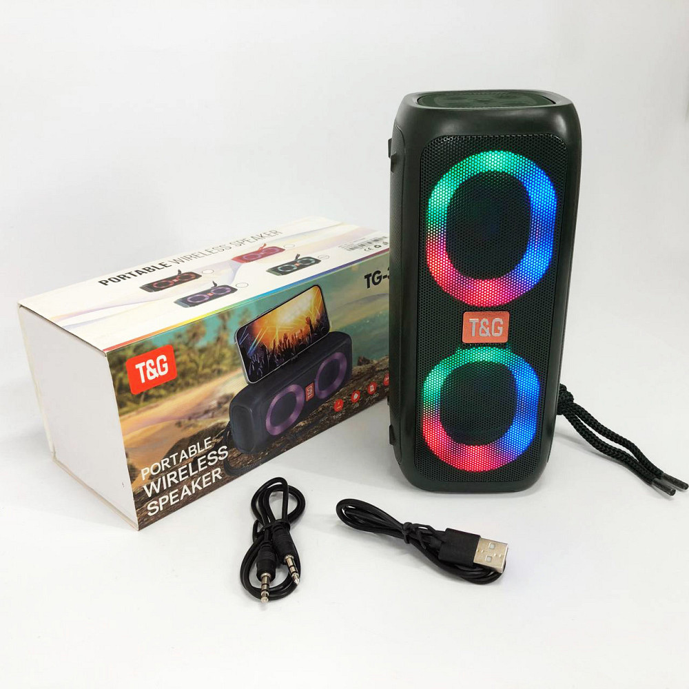 Колонка для домашньої вечірки TG333, Колонка портативна акумуляторна для вечірок на дачі DW-67 Львів - фото 1