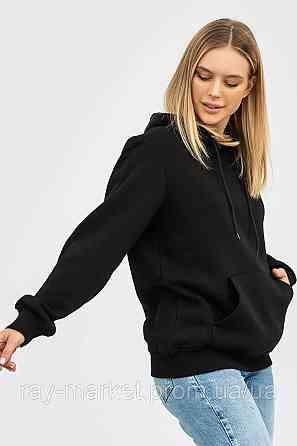 Худі базове утеплене Ray Basic жіноче чорне (U0401W-Black) XL Київ