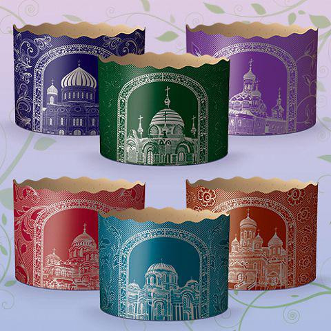 Форми для Пасок 300 гр d110 h85 Срібні купола 50 шт/пач. Харків - фото 4