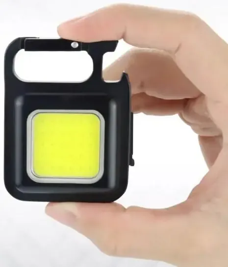 Многофункциональный аккумуляторный LED фонарик-брелок Коломия - фото 1