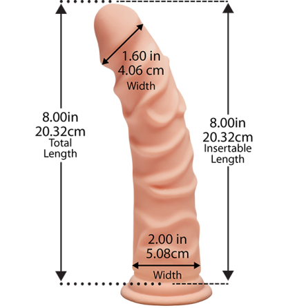 Фаллоимитатор Doc Johnson The D - Ragin D - 8 Inch Without Balls - ULTRASKYN, диаметр 5,1см Sex Aura Киев