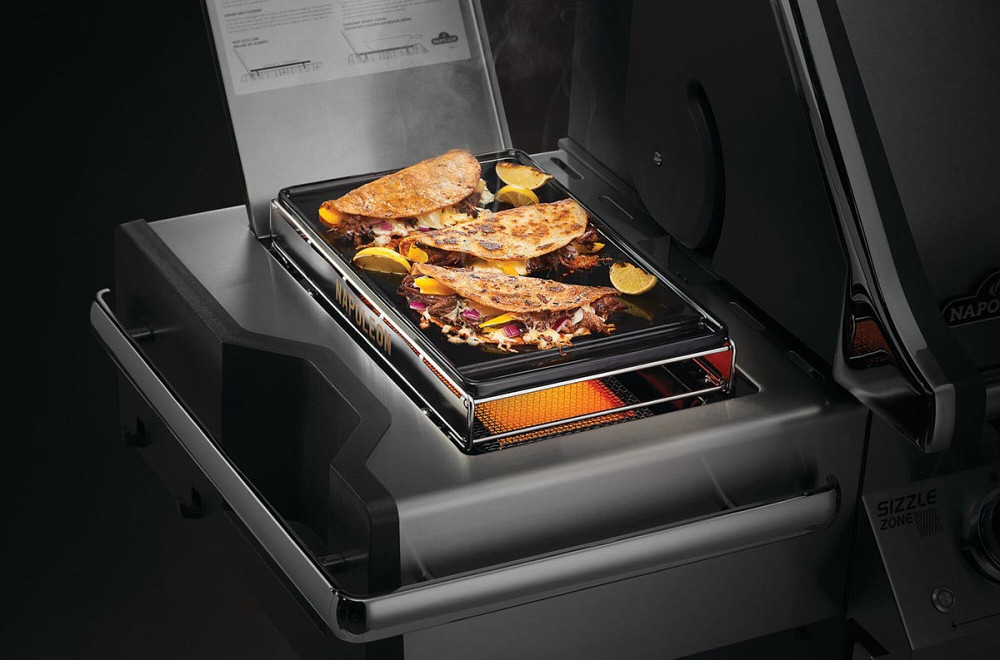 Чавунна планча для великих бічних пальників Sizzle Zone газових грилів Napoleon 56082 Код: 013227 Рівне - фото 6