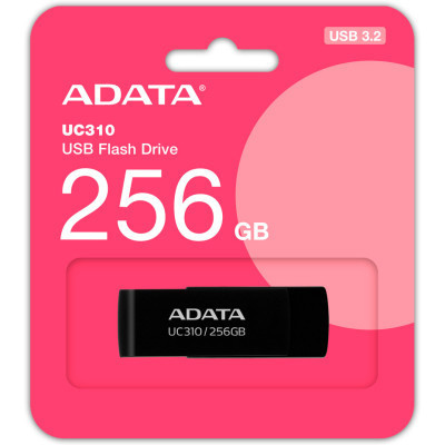 USB флеш накопитель ADATA 256GB UC310 Black USB 3.0 (UC310-256G-RBK) Винница - изображение 6