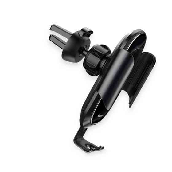 Підставка під телефон на дефлектор "автозатиск" під 4 - 6" телефони baseus Мукачево