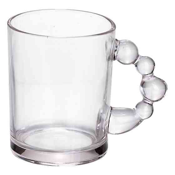 Набор чашек 6 шт для чая и кофе по 350 (мл) кружки стеклянные Прозрачные HP-19-ZD-1 SBR Киев