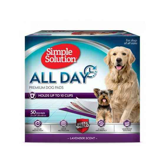 Simple Solution All Day (Симпл Солюшн Алл Дей) пеленки 58x60 см для собак с ароматом лаванды 50 шт. Запорожье