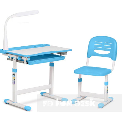 Парта со стулом FunDesk Cantare Blue Винница - изображение 2