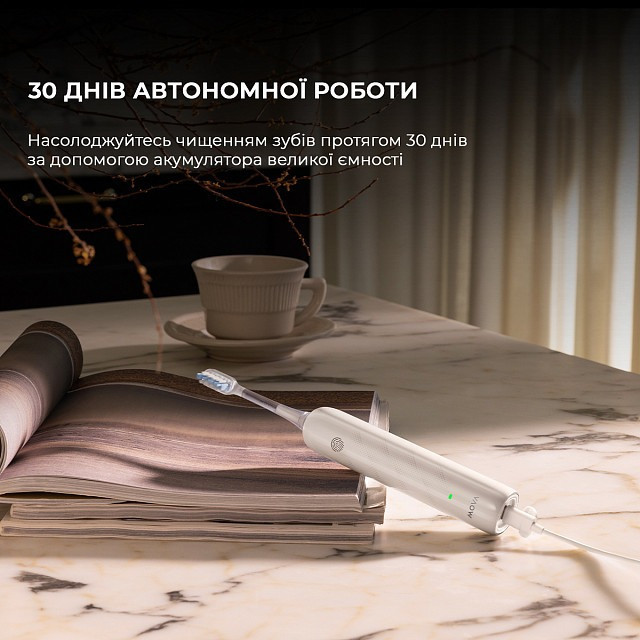 Зубна електрощітка Mova Fresh White (ATB13A-WH) ( white ) Харків - фото 18