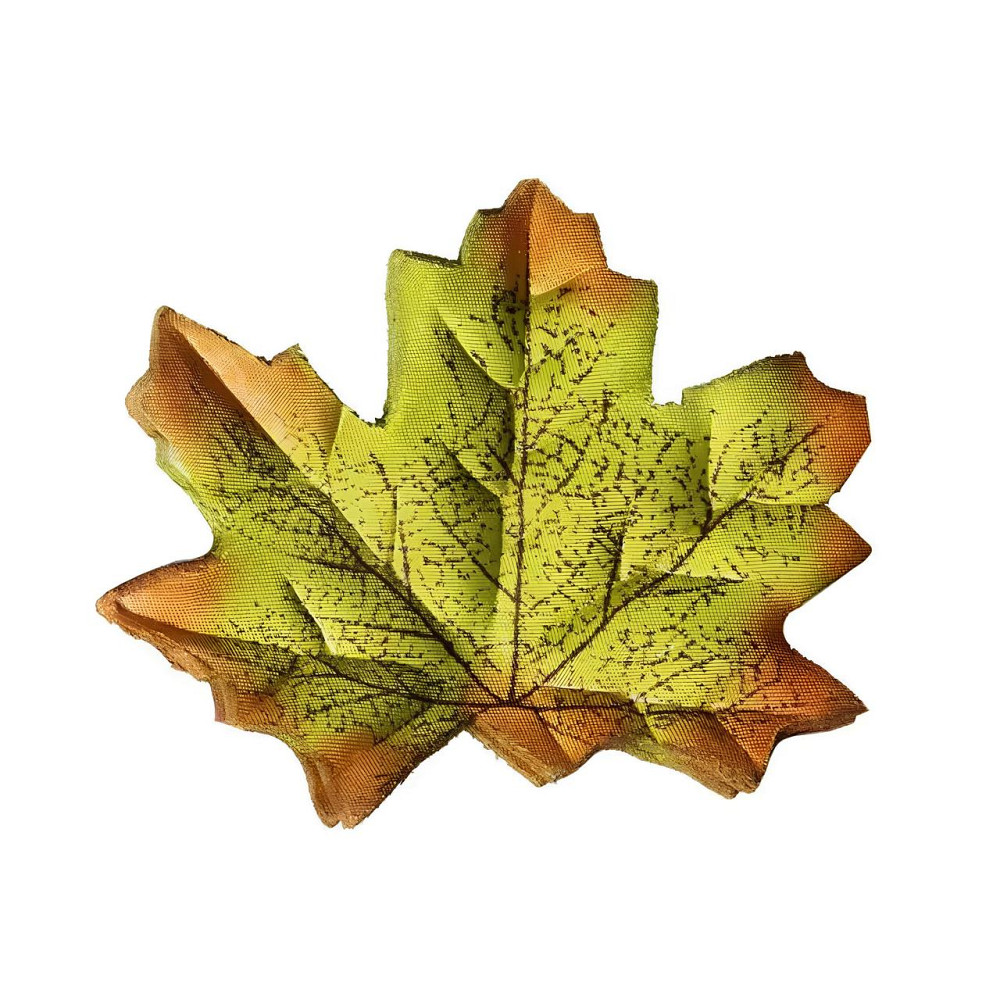 Осенние листья клена для рукоделия 180 шт 8×8 см — набор искусственных тканевых листиков для декора и поделок Киев - изображение 8