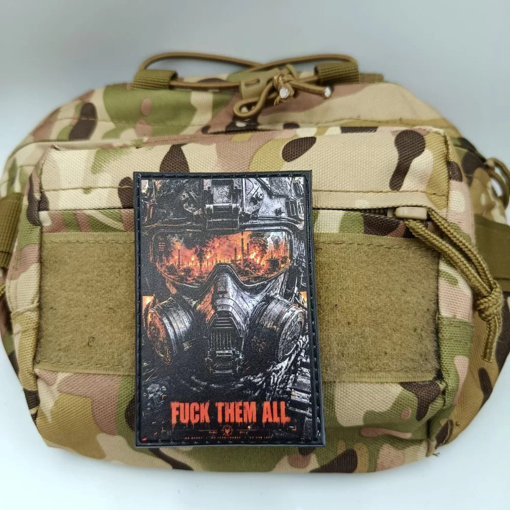 Патч / шеврон Fuck them all Протигаз Запоріжжя - фото 2