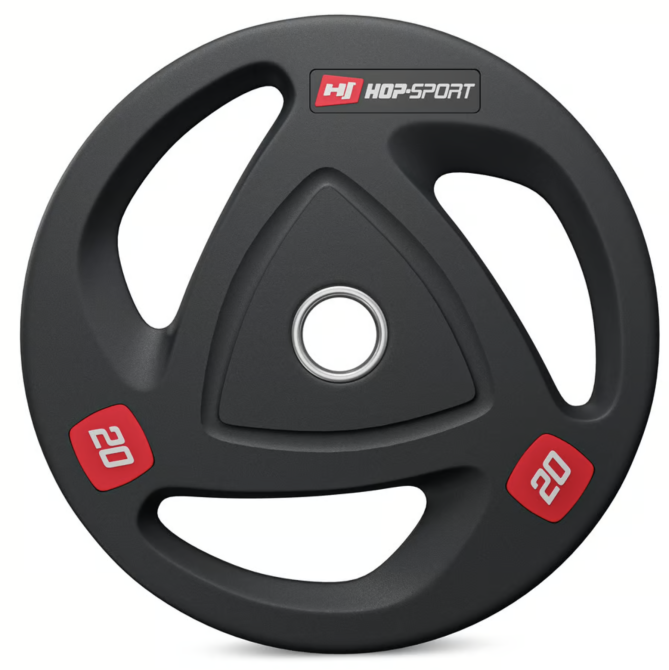 Диск олімпійський Hop-Sport 20кг Київ - фото 2