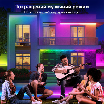 Светодиодная лента Govee Phantasy Outdoor LED RGBIC Strip Lights 10м Білий (H61723D1) Винница - изображение 12