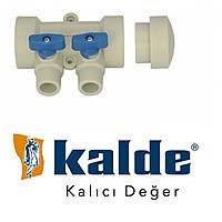 Коллектор полипропиленовый Kalde на 2 выхода BLUE & rRED Харків - фото 1