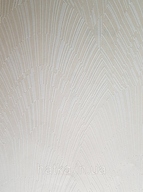 Шпалери вінілові на флізелін Marburg 82216 Giulia геометрія абстракція смуга півколо білі на бежевому 3д Київ - фото 1