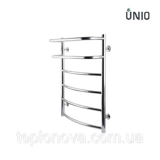 Полотенцесушитель Нержавейка UNIO 700x530-6 Оливия с полкой Черновцы