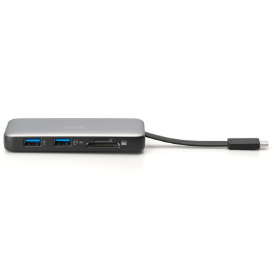 Порт-репликатор Digitus USB-C > HDMI/2xUSB-A/USB-C/SD/MicroSD/RJ54, Travel (DA-70916) Винница - изображение 8