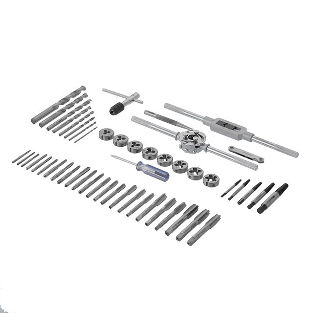 Набор плашек и метчиков, 52 ед., M3-M12 INTERTOOL SD-8052 Киев - изображение 3