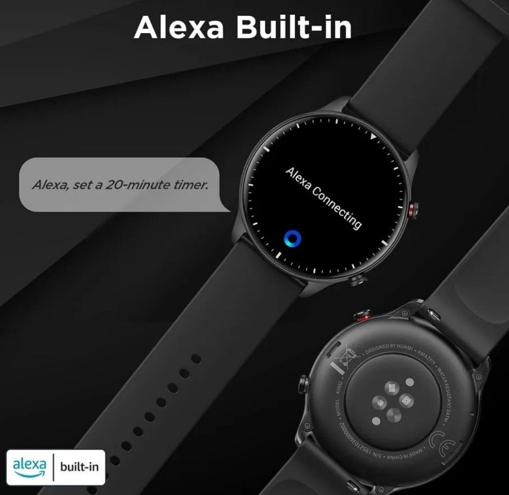 Смарт-Часи Amazfit Gtr 2 new version global midnight Black. Київ - фото 3