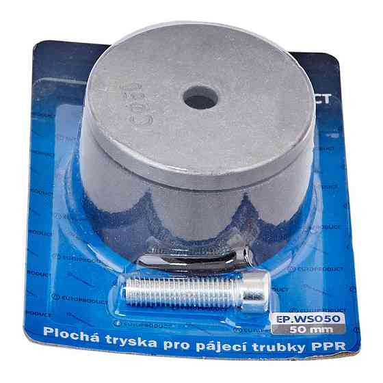 Насадка плоска для паяльника Europroduct EP.WS050 PPR труб 50 mm (EP6102) Київ